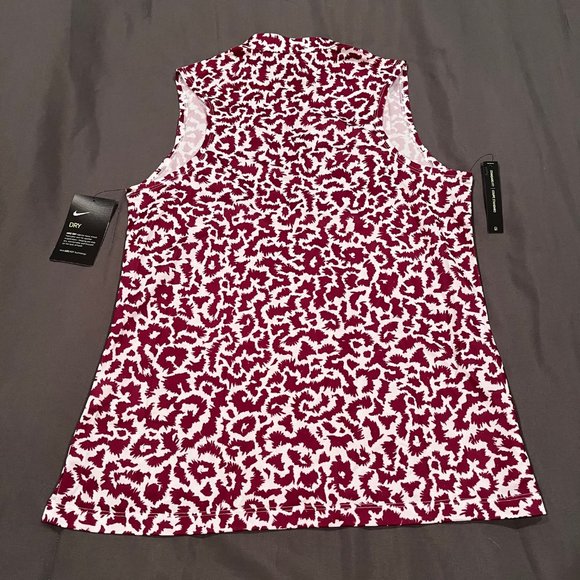 Nike Dri-Fit Sleeveless Golf Top - Animal Print (Size: Small) - Picture 6 of 9
